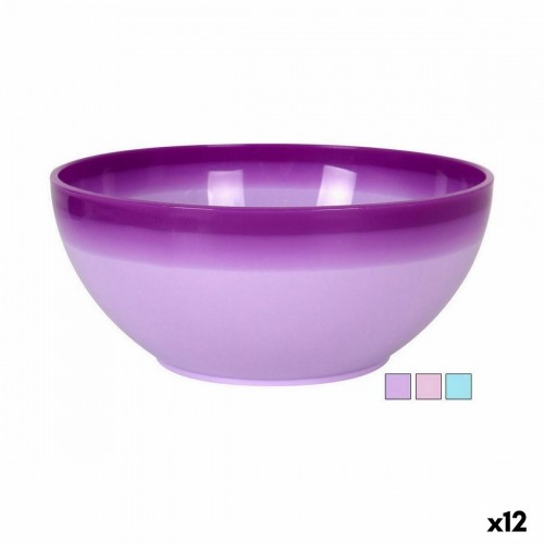 Salad Bowl Dem Picasso double Plastic 2,7 L ø 24 x 11 cm (12 Units) image 1