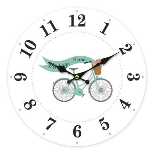 Настенное часы Versa Велосипед Деревянный 4 x 30 x 30 cm image 1