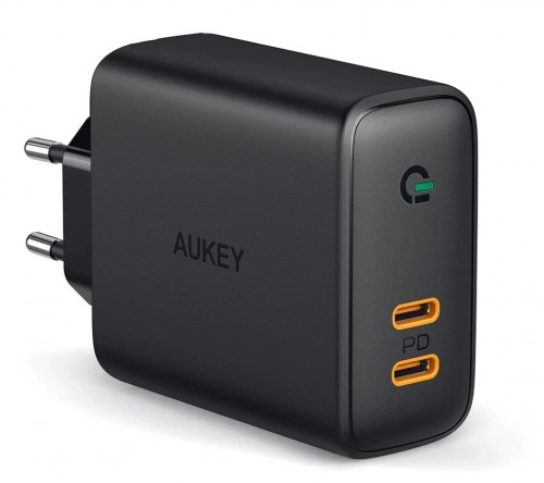 AUKEY PA-D2 mobile device charger 36W Black Indoor image 1