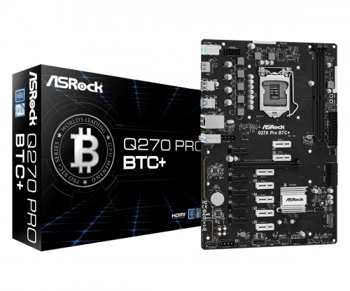 Asrock Q270 Pro BTC+ Intel® Q270 LGA 1151 (Socket H4) ATX image 1