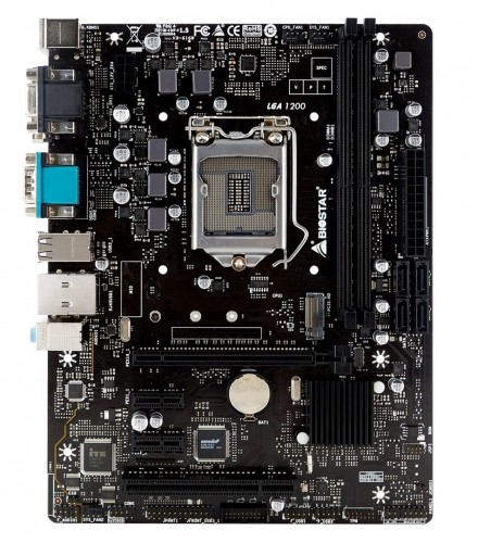 Biostar H410MHG motherboard Intel H410 LGA 1200 (Socket H5) micro ATX image 1