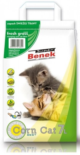 Certech Super Benek Corn Cat Fresh Grass - Corn Cat Litter Clumping 7 l image 1