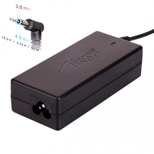 Akyga AK-ND-25 power adapter/inverter Indoor 65 W Black image 1