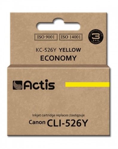 Actis KC-526Y Ink Cartridge (replacement for Canon CLI-526Y; Standard; 10 ml; yellow) image 1