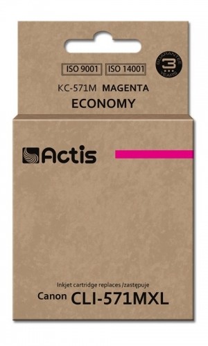 Actis KC-571M ink (replacement for Canon CLI-571M; Standard; 12 ml; magenta) image 1