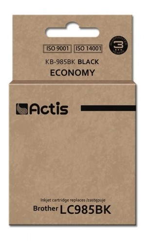 Actis KB-985Bk Ink Cartridge (replacement for Brother LC985BK; Standard; 28,5 ml; black) image 1