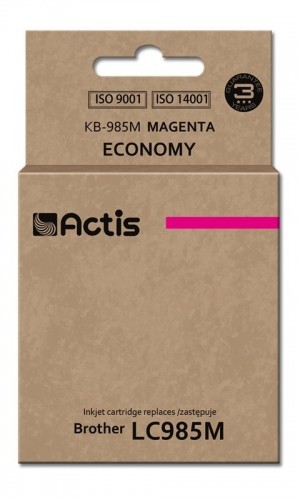 Actis KB-985M Ink cartridge (replacement for Brother LC985M; Standard; 19,5 ml; magenta) image 1