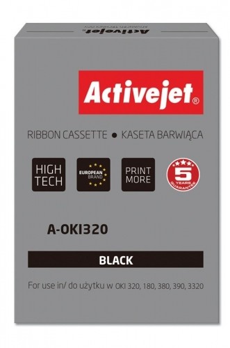 Activejet A-OKI320 Ribbon (replacement OKI 9002303; 3000000 characters; Supreme; black) 100 pieces image 1