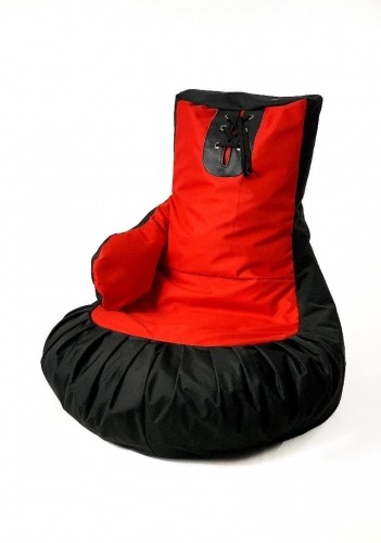 Go Gift Sako bag pouffe boxing glove black-red XXL 130 x 90 cm image 1