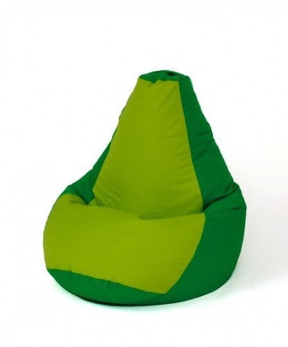 Go Gift Sako bag pouffe Pear green-light green XXL 140 x 100 cm image 1