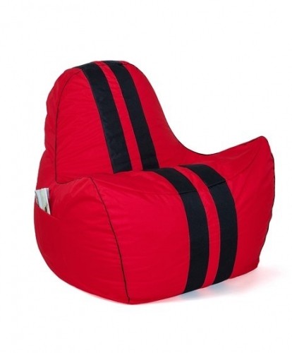 Go Gift Ferrari red-black Sako bag pouffe XXL 140 x 100 cm image 1