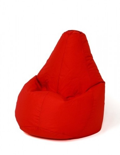 Go Gift Sako bag pouffe Pear intense red XL 130 x 90 cm image 1