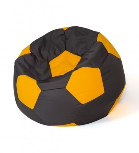 Go Gift Sako bag pouffe Ball black-yellow XXL 140 cm image 1