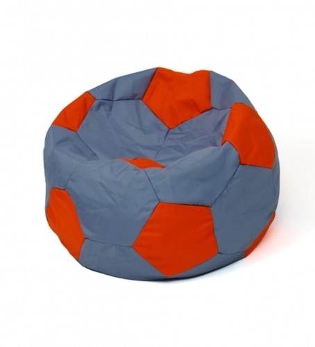 Go Gift Soccer Sako bag pouffe grey-red XL 120 cm image 1