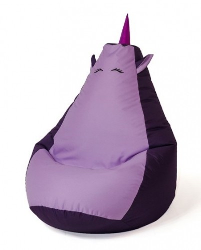 Go Gift Sako bag pouffe Unicorn purple-light purple XL 130 x 90 cm image 1
