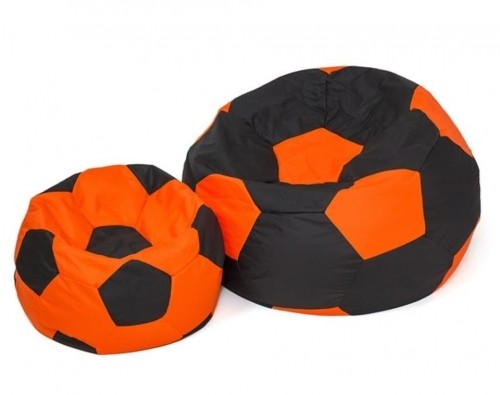 Go Gift Sako bag pouf Ball black-orange XXL 140 cm image 1