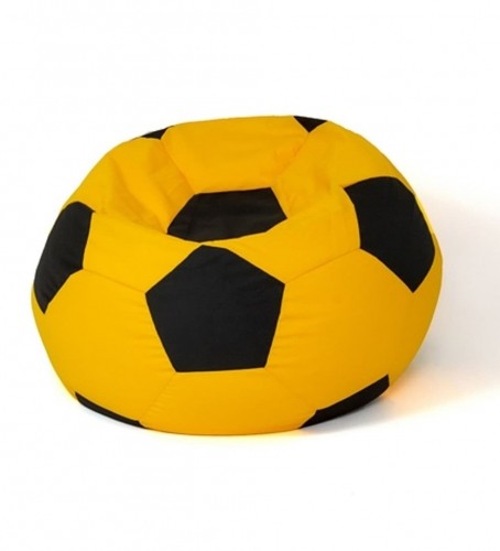 Go Gift Soccer Sako bag pouffe yellow-black XL 120 cm image 1