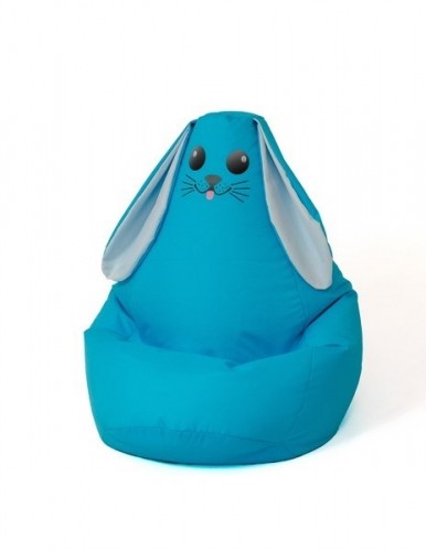 Go Gift Sako bag pouf Rabbit blue XXL 140 x 100 cm image 1