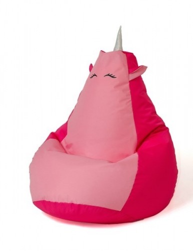 Go Gift Sako bag pouf Unicorn pink-light pink XXL 140 x 100 cm image 1