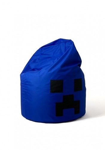 Go Gift Sako bag pouffe Minecraft blue XXL 110 x 90 cm image 1
