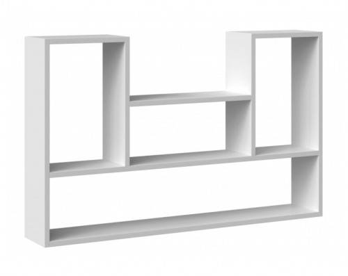 Top E Shop BILBAO 4P hanging rack 100x16x60 cm, white image 1