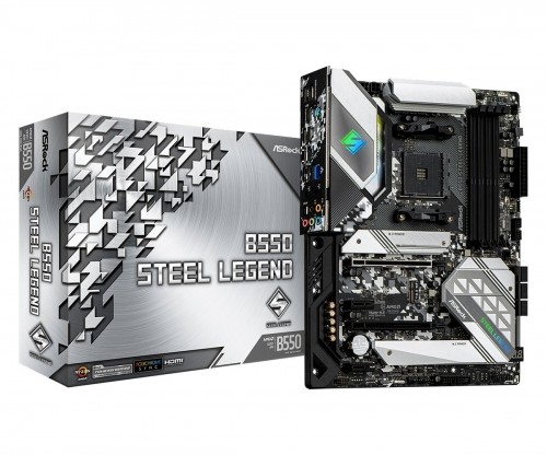 Asrock B550 Steel Legend Socket AM4 ATX AMD  B550 image 1