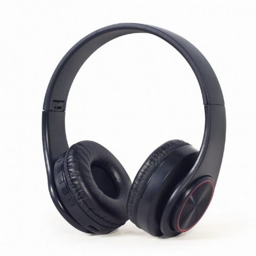 Gembird BHP-LED-01 headphones/headset Wired & Wireless Head-band Music/Everyday Micro-USB Bluetooth Black image 1