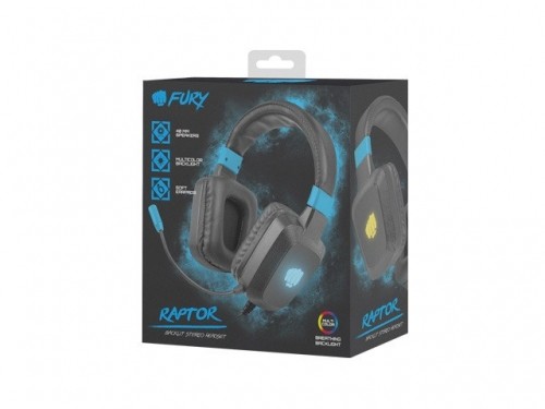 Natec FURY EARPHONES RAPTOR (MICROPHONE) image 1