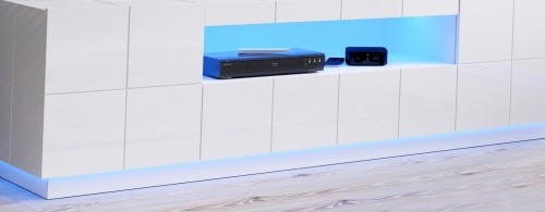 Cama Meble Cama RTV cabinet lighting REJA blue image 1