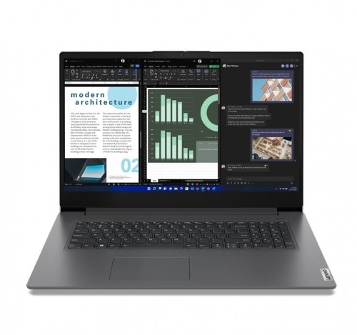 Lenovo V V17 Laptop 43.9 cm (17.3") Full HD Intel® Core™ i5 i5-1335U 8 GB DDR4-SDRAM 512 GB SSD Wi-Fi 6 (802.11ax) Windows 11 Pro Grey image 1