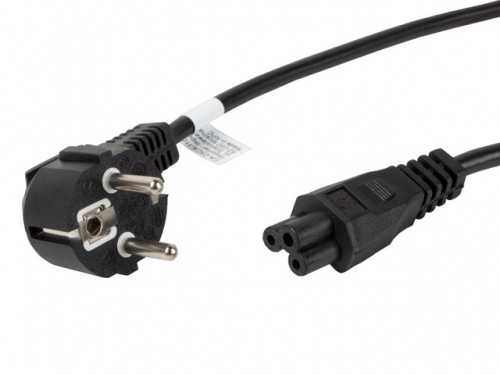 Lanberg power cable for laptop cee 7/7->c5 ca-c5ca-11cc-0018-bk image 1