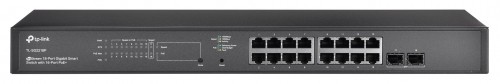 TP-Link JetStream 18-Port Gigabit Smart Switch with 16-Port PoE+ image 1