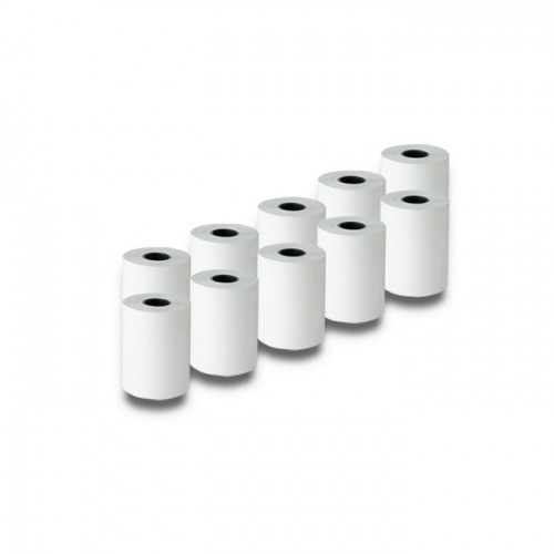 Qoltec 51899 Thermal roll 57 x 16 | 55g / m2 | 10 pcs. | BPA free image 1