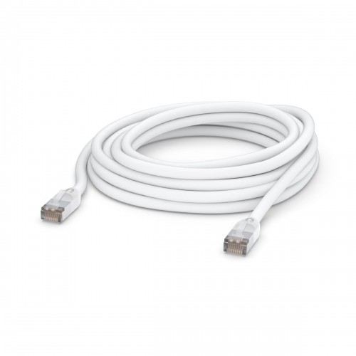 Ubiquiti UACC-Cable-Patch-Outdoor-8m-WH | LAN Patchcord | Āra, Cat.5e STP, 8m, balts image 1