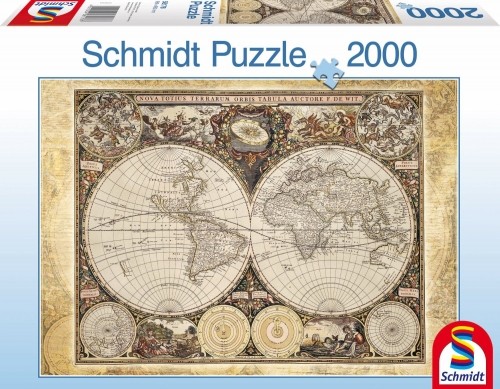 Schmidt Spiele Historical World Map (58178) image 1