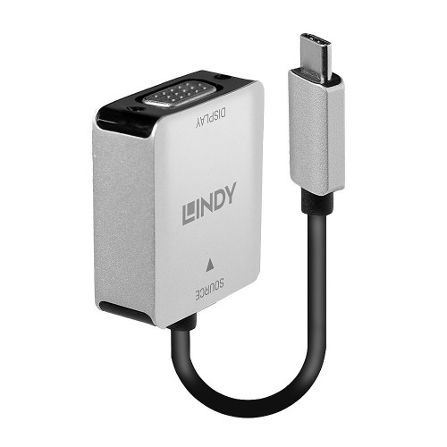 Конвертер Lindy USB Type-C в VGA 43295 image 1