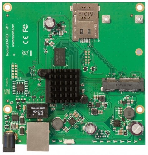 MikroTik RBM11G | Маршрутизатор | 1x RJ45 1000Mb|s, 1x miniPCI-e, 1x SIM image 1