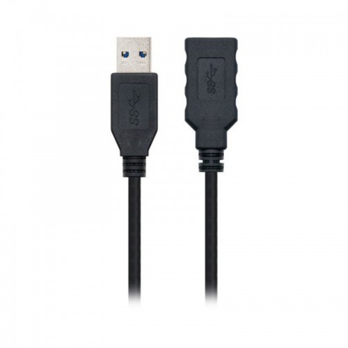 USB Cable NANOCABLE 10.01.090 Black image 1