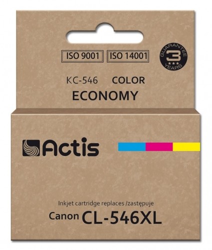 Actis KC-546 ink cartridge (Canon CL-546XL replacement; Supreme; 15 ml; 180 pages; magenta, blue, yellow). image 1