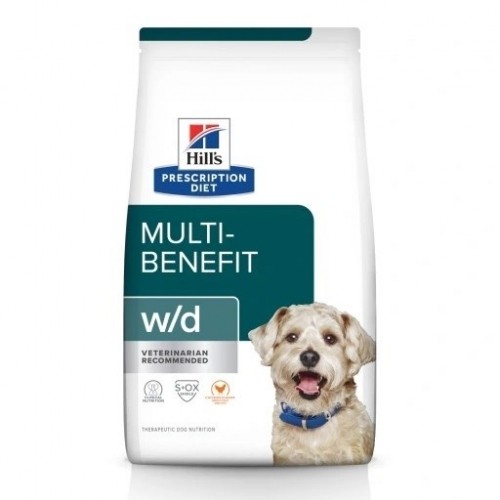 HILL'S Prescription Diet w/d Digestive Weight Diabetes Management - dry dog food - 10 kg image 1