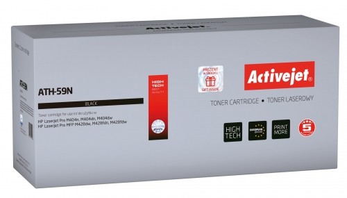 Activejet ATH-59N toner (replacement for HP 59A CF259A; Supreme; 3000 pages; black)- Without chip image 1