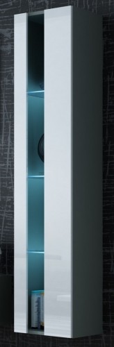 Cama Meble Cama Shelf unit VIGO NEW 180/40/30 grey/white gloss image 1