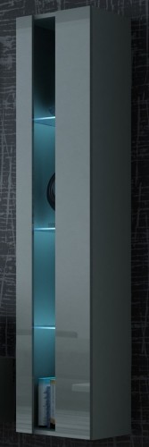 Cama Meble Cama Shelf unit VIGO NEW 180/40/30 grey/grey gloss image 1