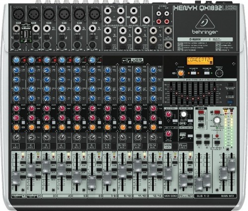 Behringer QX1832USB audio mixer 18 channels image 1