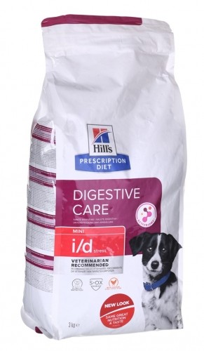 HILL'S Prescription Diet Mini i/d Stress Canine - dry dog food - 3kg image 1