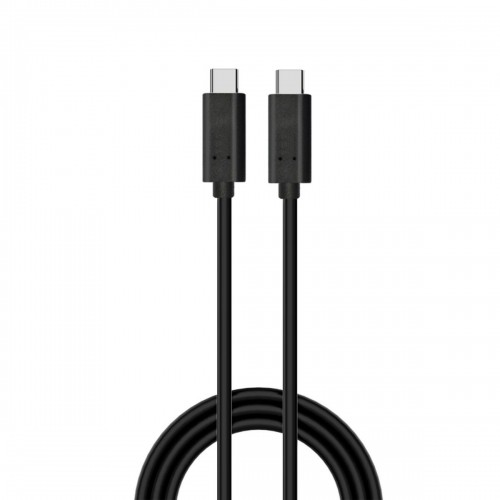 USB charger cable Ewent EC1045 Black image 1