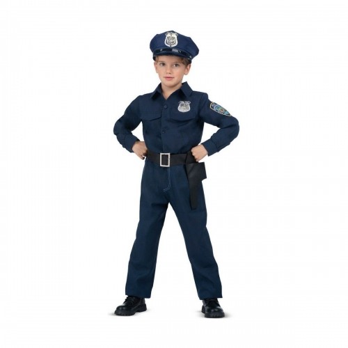 Costume for Children My Other Me Police Officer Blue (4 Pieces) image 1