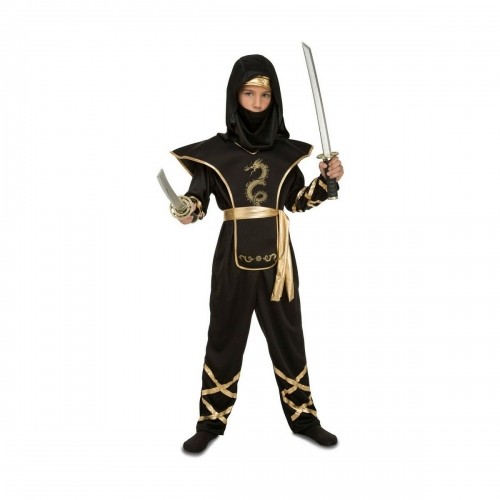Costume for Children My Other Me Black Ninja (4 Pieces) image 1
