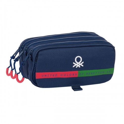 Triple Carry-all Benetton Italy Navy Blue 21,5 x 10 x 8 cm image 1