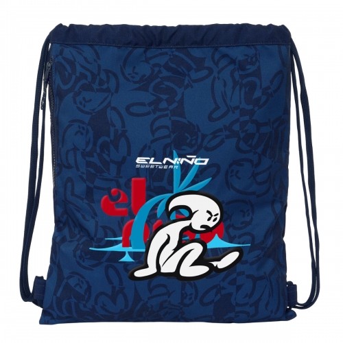 Backpack with Strings El Niño Paradise Navy Blue 35 x 40 x 1 cm image 1
